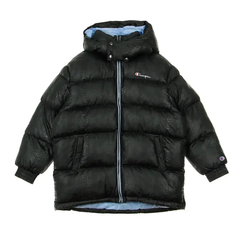 Piumino Donna Long Jacket Black/azure