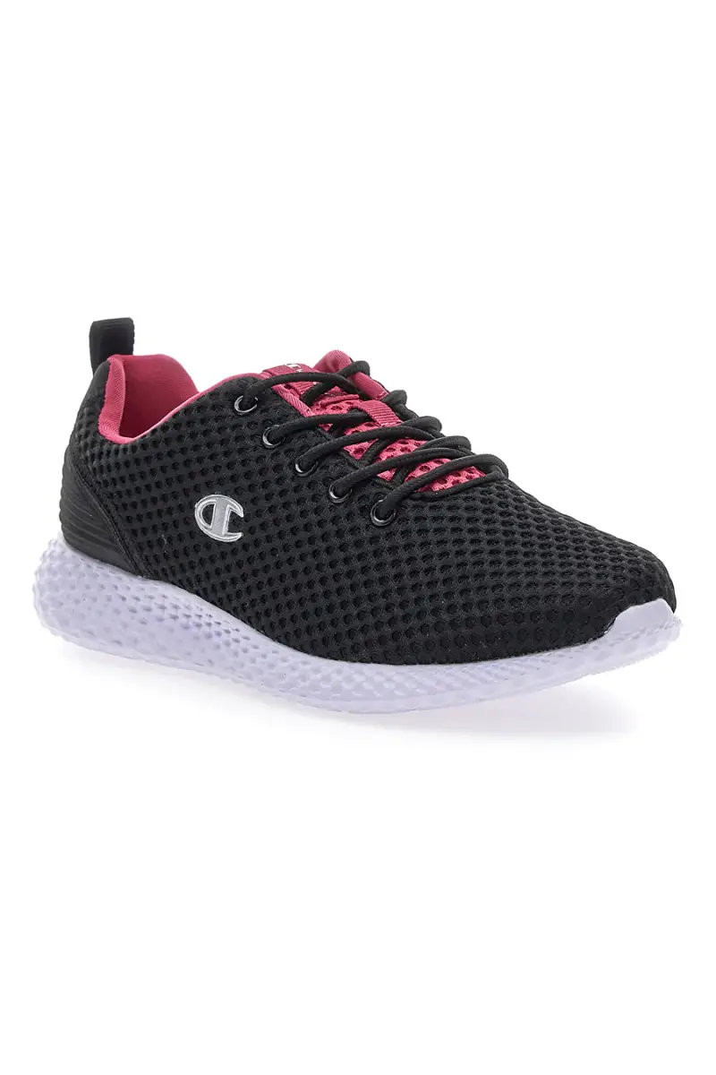 Scarpa da running nera con dettagli rosa CHAMPION SPRINT [NBK] miniatura 2