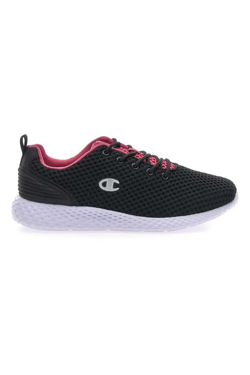 Scarpa da running nera con dettagli rosa CHAMPION SPRINT [NBK]
