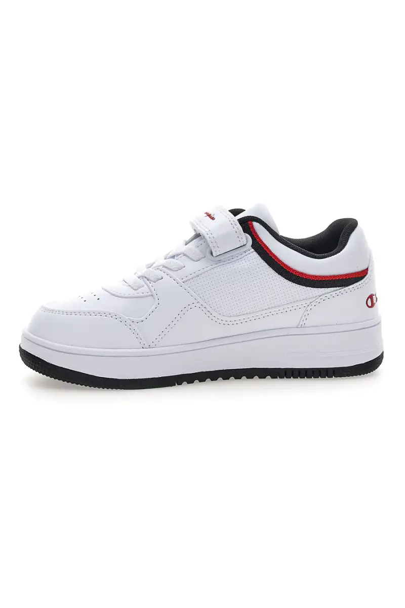 Sneaker bianco tomaia in materiale sintetico Champion Rd18 Low B Ps [BIANCO] miniatura 4