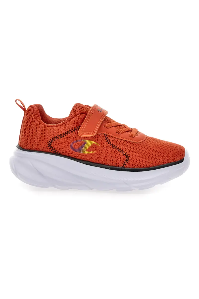 Sneakers arancioni con chiusura a strappo Champion HRO J B PS Low Cut Shoe [ROSSO]