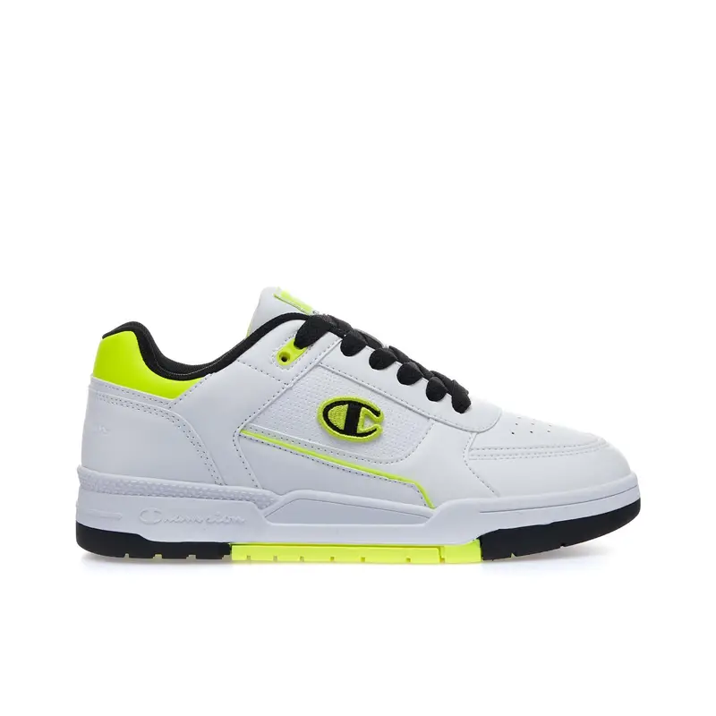 Sneakers basket bianche da ragazzo Rebound Heritage con dettagli fluo