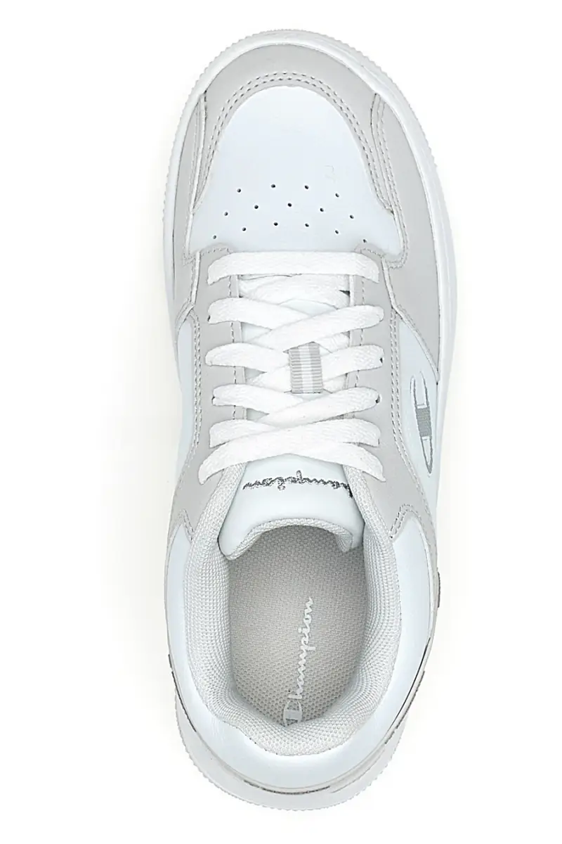 Sneakers bianche con dettagli grigi Champion RD18 2 Low G GS [BIANCO miniatura 3