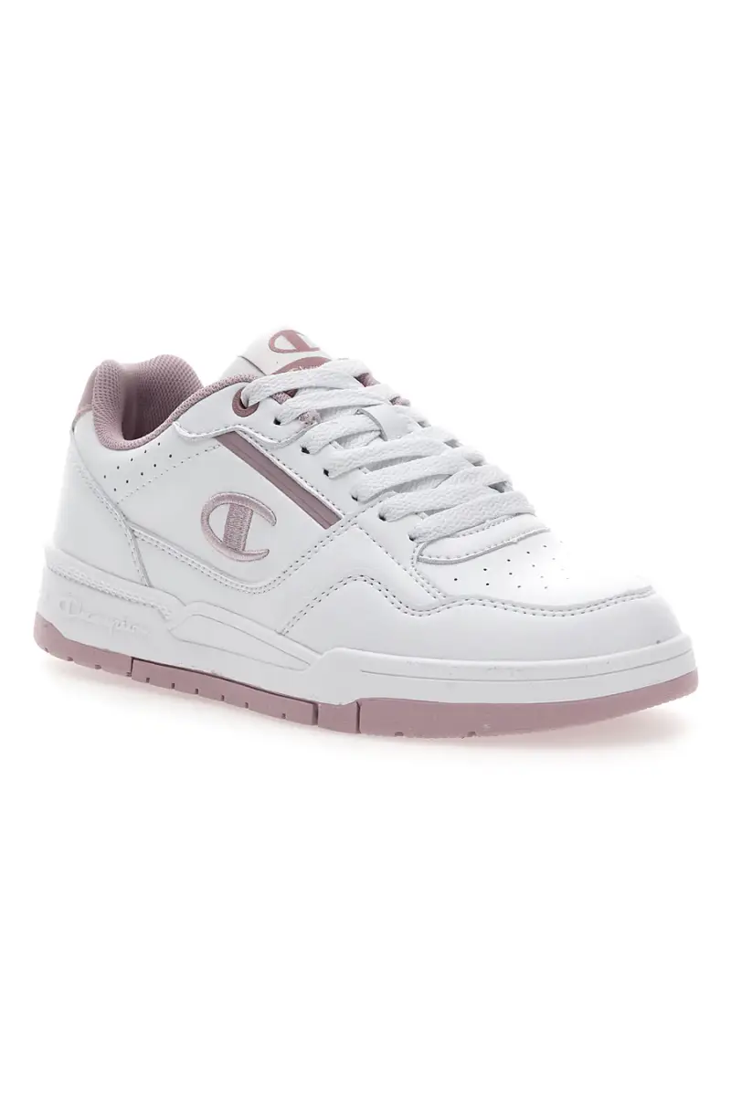 Sneakers bianche con dettagli rosa Champion RD18 HERITAGE PERF WNS [BIANCO miniatura 2