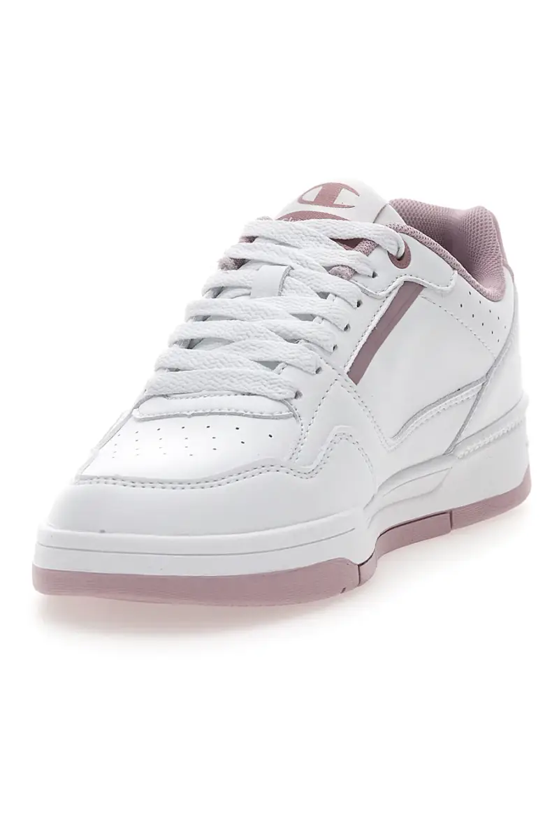Sneakers bianche con dettagli rosa Champion RD18 HERITAGE PERF WNS [BIANCO miniatura 3
