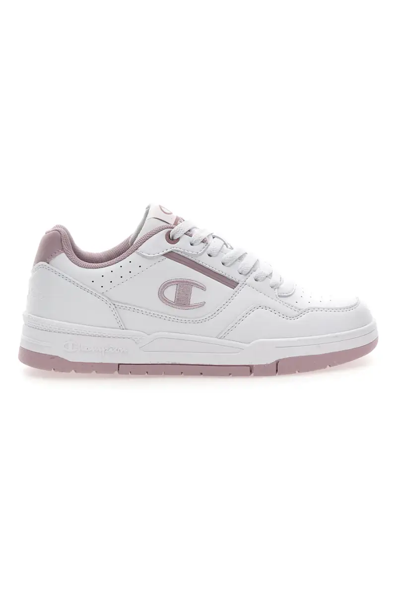 Sneakers bianche con dettagli rosa Champion RD18 HERITAGE PERF WNS [BIANCO