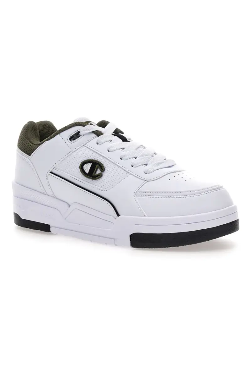 Sneakers bianche con dettagli verde e nero Champion RD18 HERITAGE LOW [BIANCO] miniatura 2