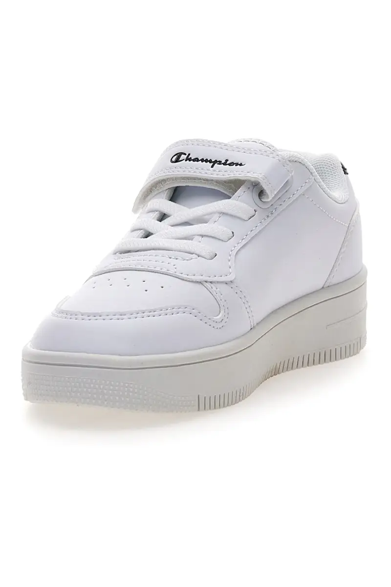 Sneakers bianche con glitter e suola platform Champion RD18 Platform Glitter G PS [BIANCO] miniatura 3