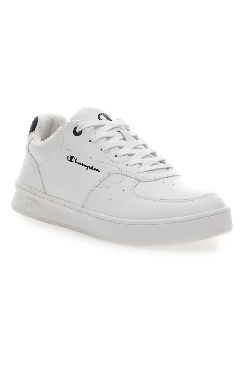 Sneakers Bianche Con Logo Posteriore Champion Newman [BIANCO] miniatura 2