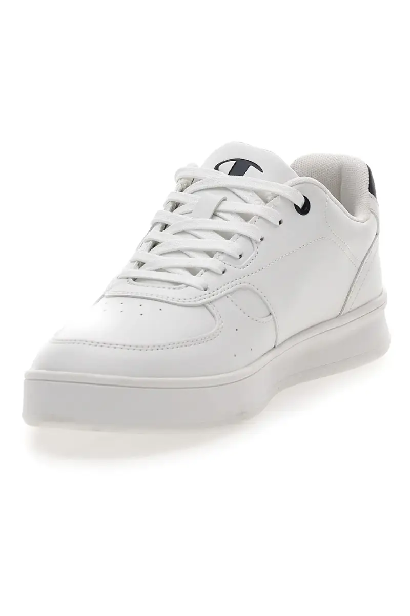 Sneakers Bianche Con Logo Posteriore Champion Newman [BIANCO] miniatura 3