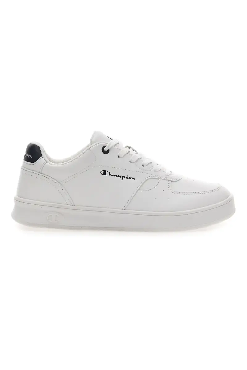 Sneakers Bianche Con Logo Posteriore Champion Newman [BIANCO]