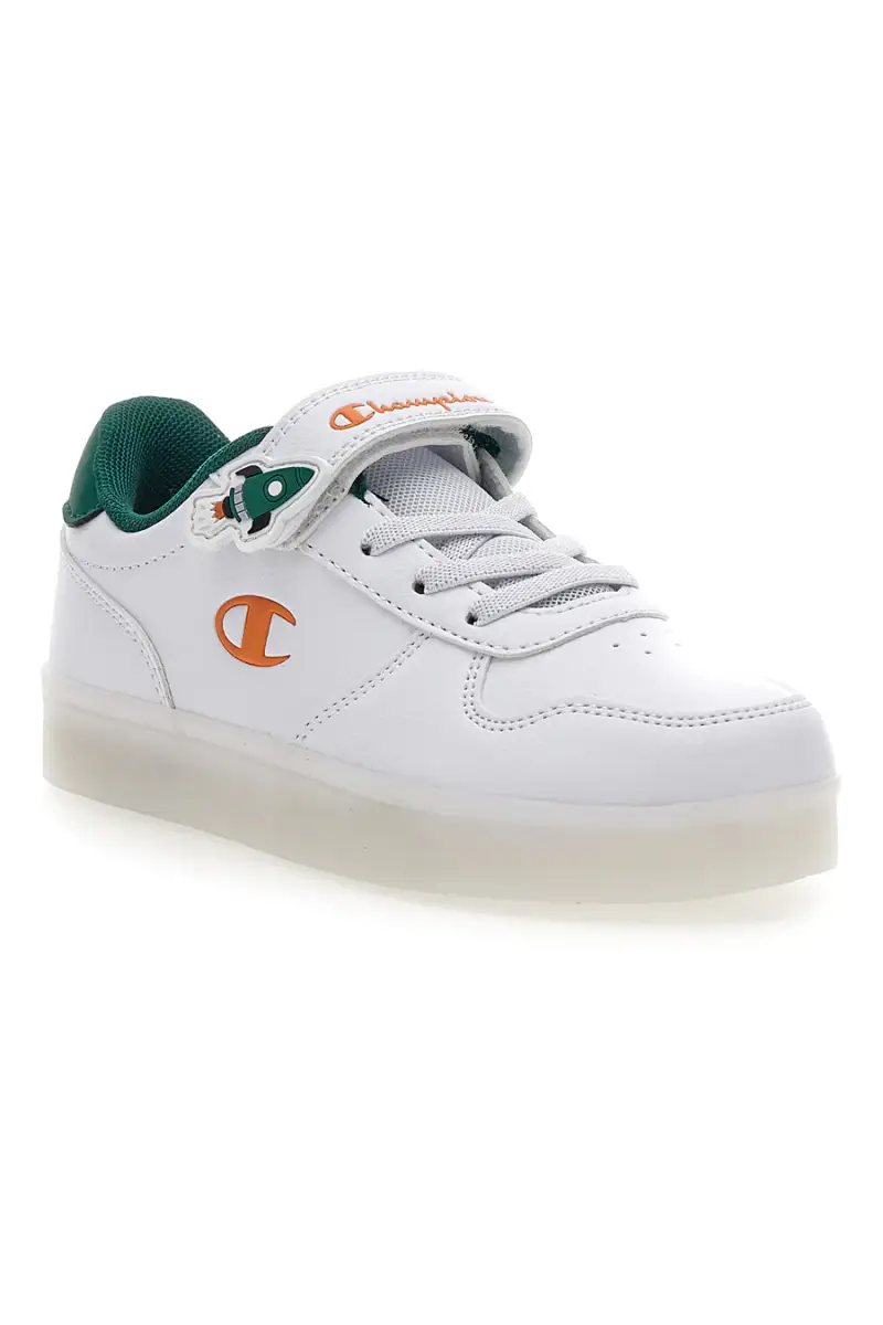 Sneakers bianche con luci Champion GLW B PS [BIANCO] miniatura 2