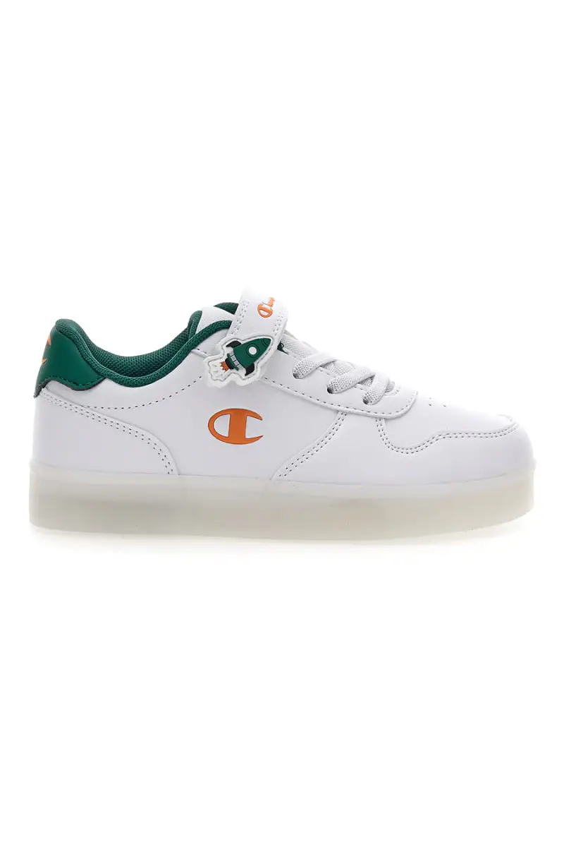 Sneakers bianche con luci Champion GLW B PS [BIANCO]