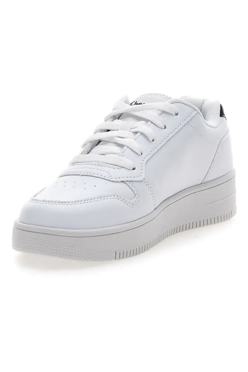 Sneakers bianche con platform e logo glitter Champion Rd18 Platform Glitter G Gs [BIANCO] miniatura 3