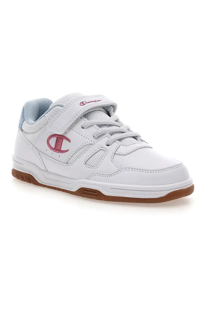 Sneakers bianche con strappo Champion CLY 87 G PS [BIANCO] miniatura 2
