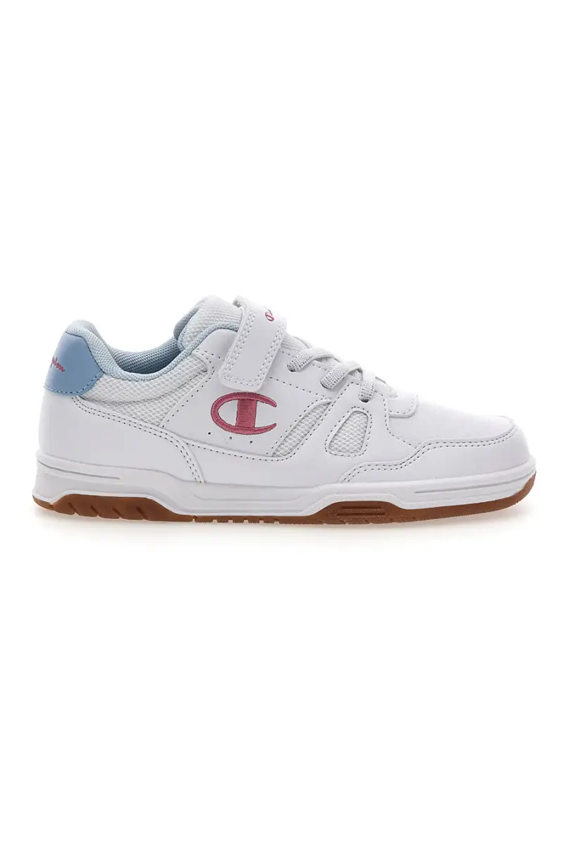 Sneakers bianche con strappo Champion CLY 87 G PS [BIANCO]
