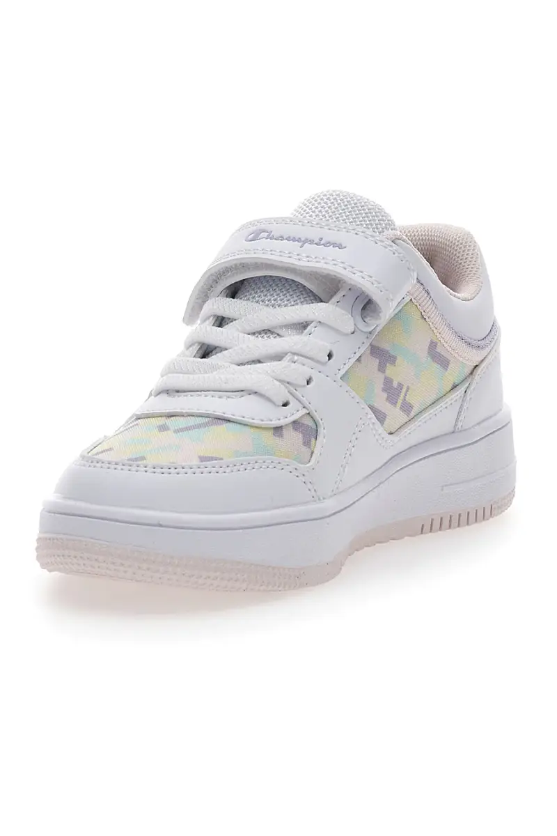 Sneakers Bianche con Velcro Champion Rebound Graphic [BIANCO] miniatura 3