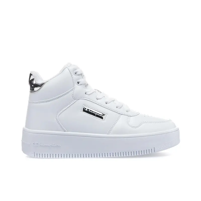 Sneakers bianche da basker Rebound Mid Metal con logo laterale