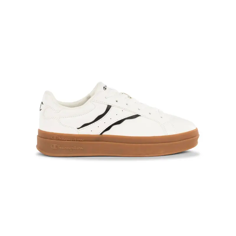 Sneakers bianche da donna Prestige con suola platform