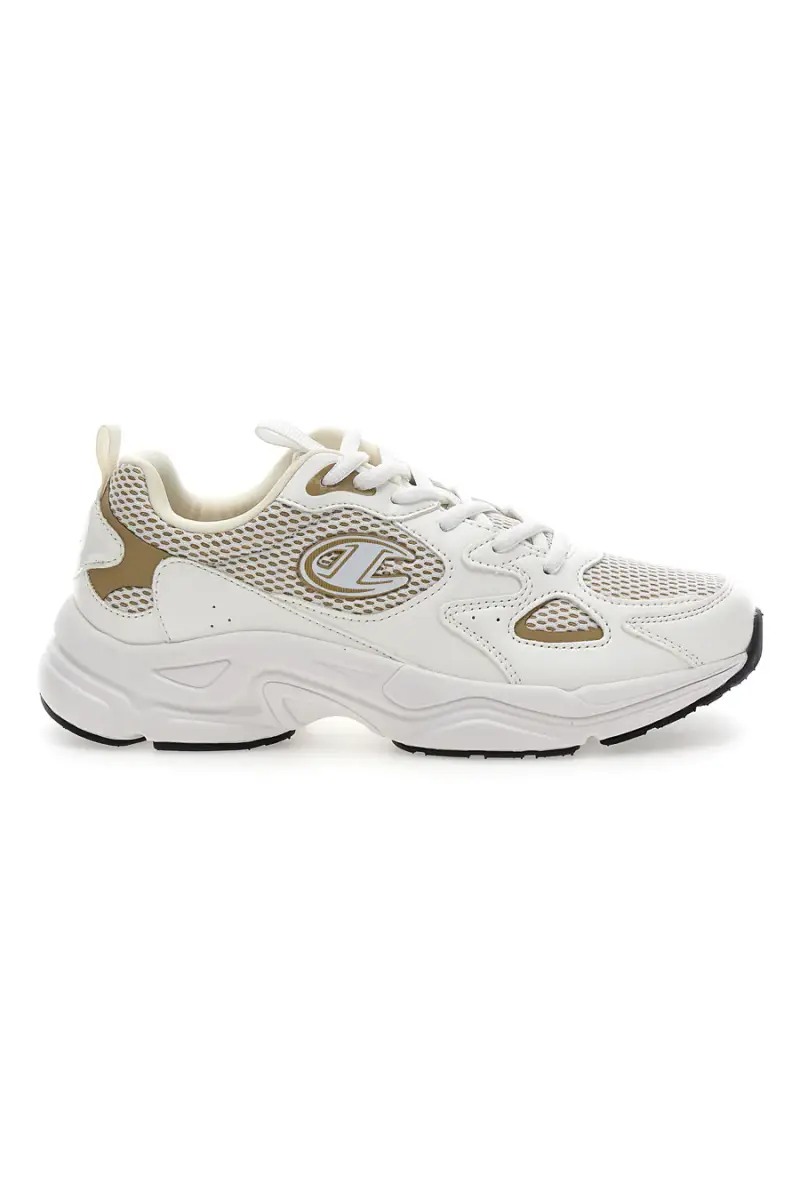 Sneakers bianche e beige con lacci Champion Countess Evolve [BIANCO