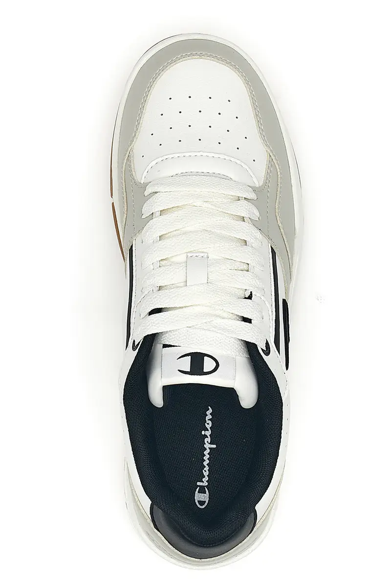 Sneakers bianche e grigie Champion Rd18 Heritage Perf Low [ND] miniatura 3