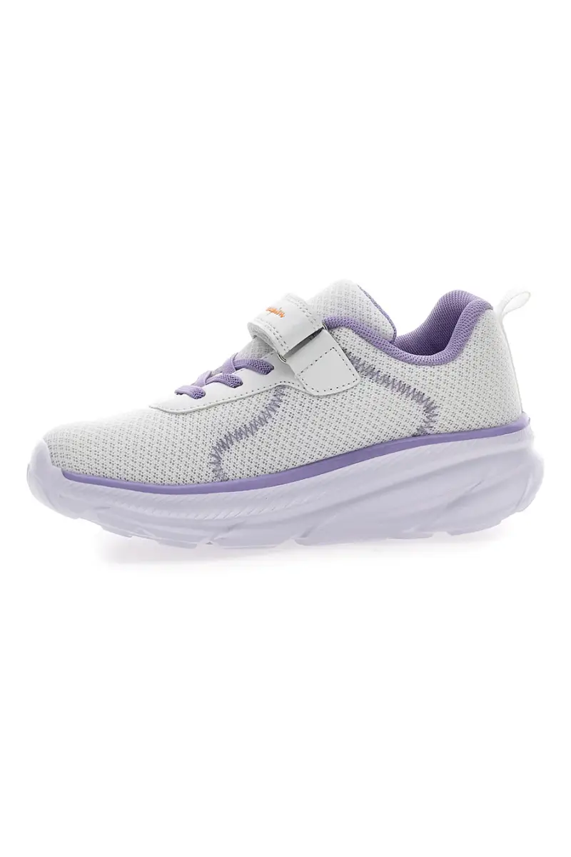 Sneakers bianche e lilla con strappo Champion HRO J GPS Low Cut [BIANCO] miniatura 4