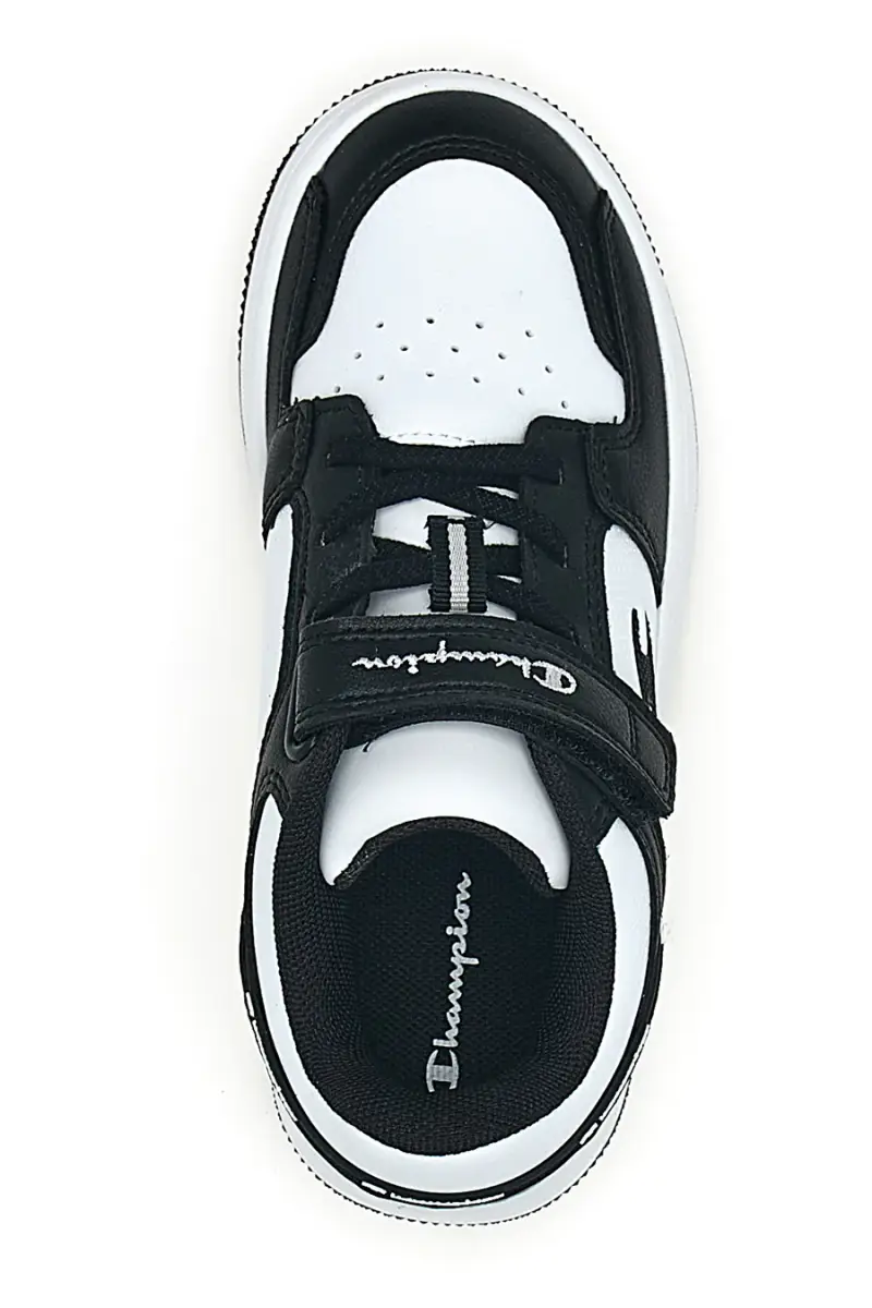 Sneakers bianche e nere con strappo Champion RD18 2.0 Low B PS [NERO miniatura 3