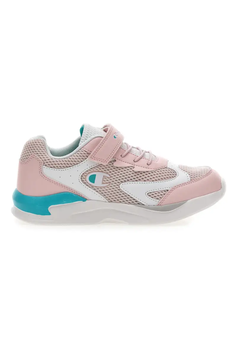 Sneakers Bianche e Rosa Champion Low Cut Shoe Fast R G GS [BIANCO