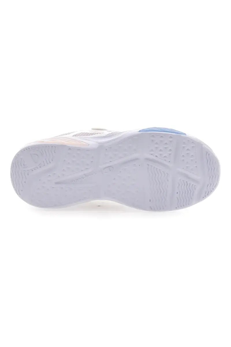 Sneakers bianche e rosa con luci Champion Wave Tri G PS [BIANCO] miniatura 5