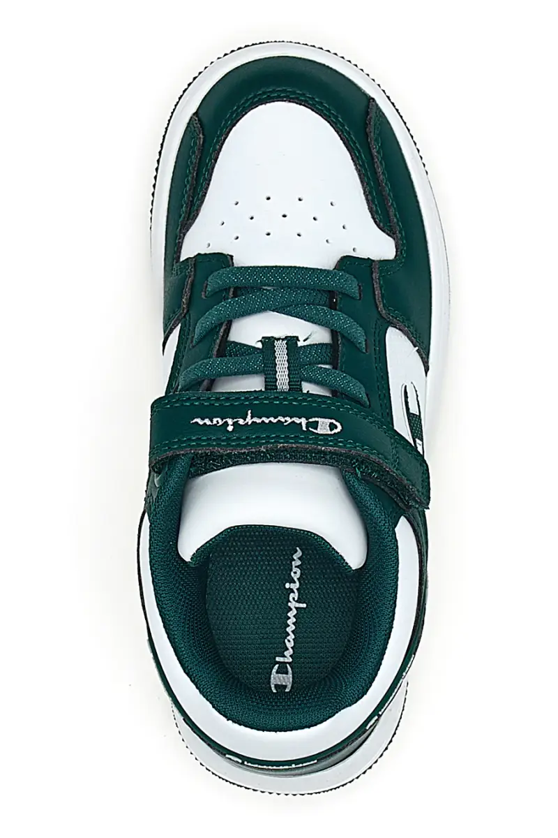 Sneakers bianche e verdi con strappo Champion RD18 2 0 Low B PS [BIANCO miniatura 3