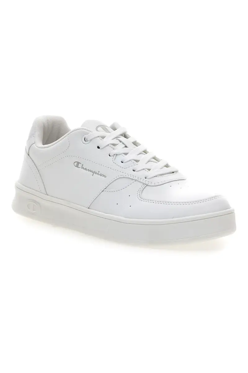 Sneakers bianche in materie sintetiche stile basket Champion Newman [BIANCO] miniatura 2