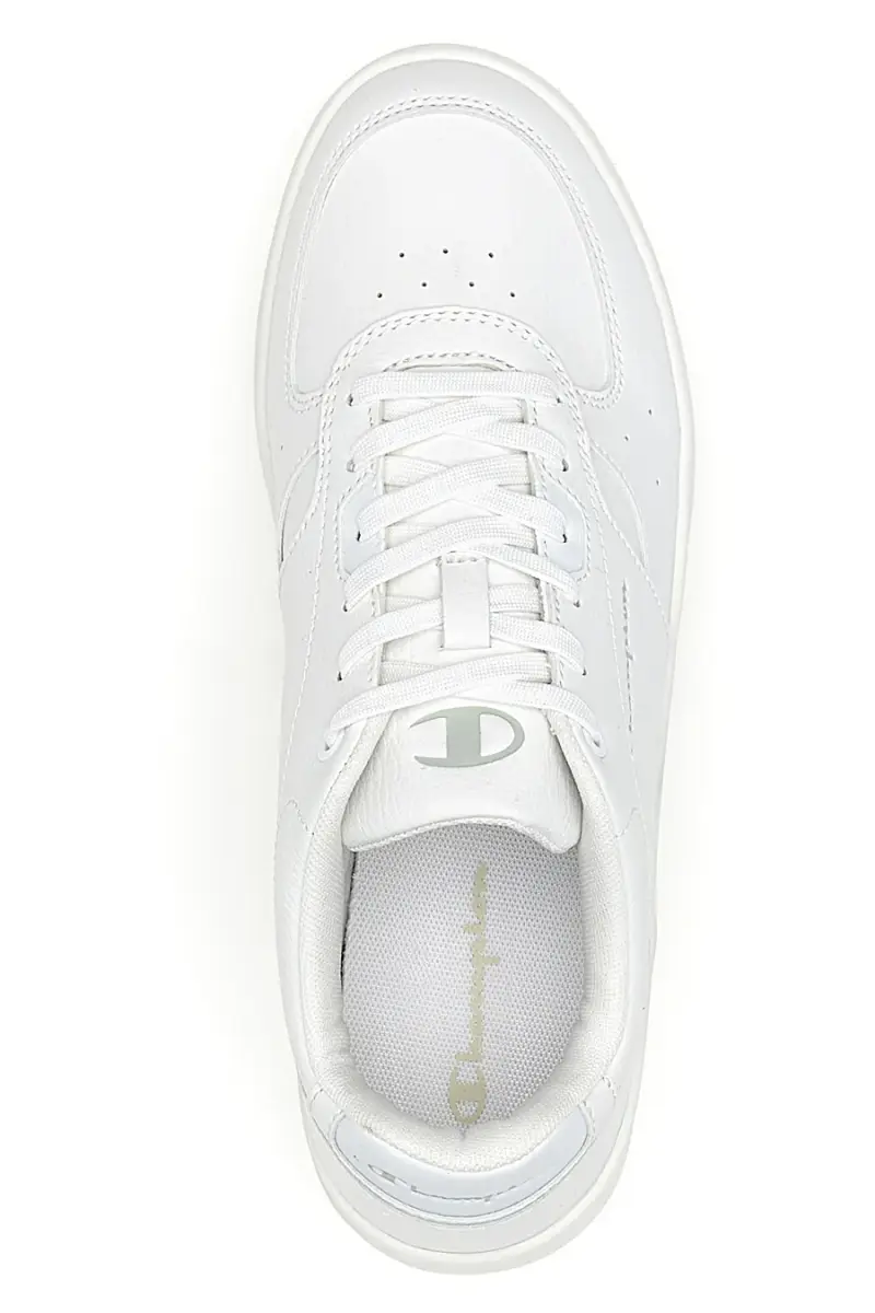 Sneakers bianche in materie sintetiche stile basket Champion Newman [BIANCO] miniatura 3