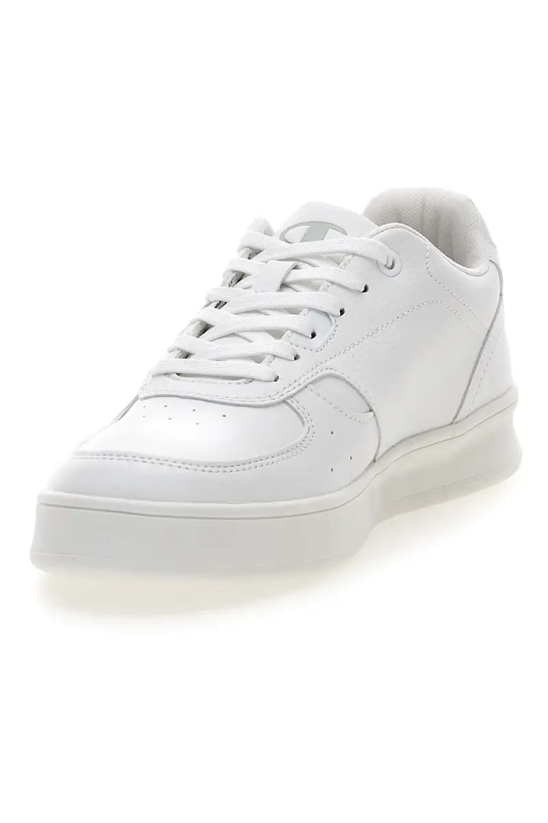 Sneakers bianche in materie sintetiche stile basket Champion Newman [BIANCO] miniatura 4