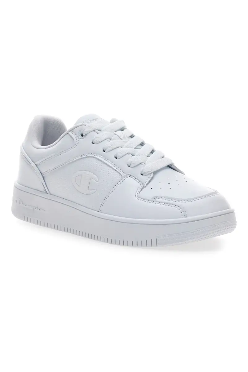 Sneakers bianche in materie sintetiche stile basket Champion RD18 2 Low [BIANCO] miniatura 2