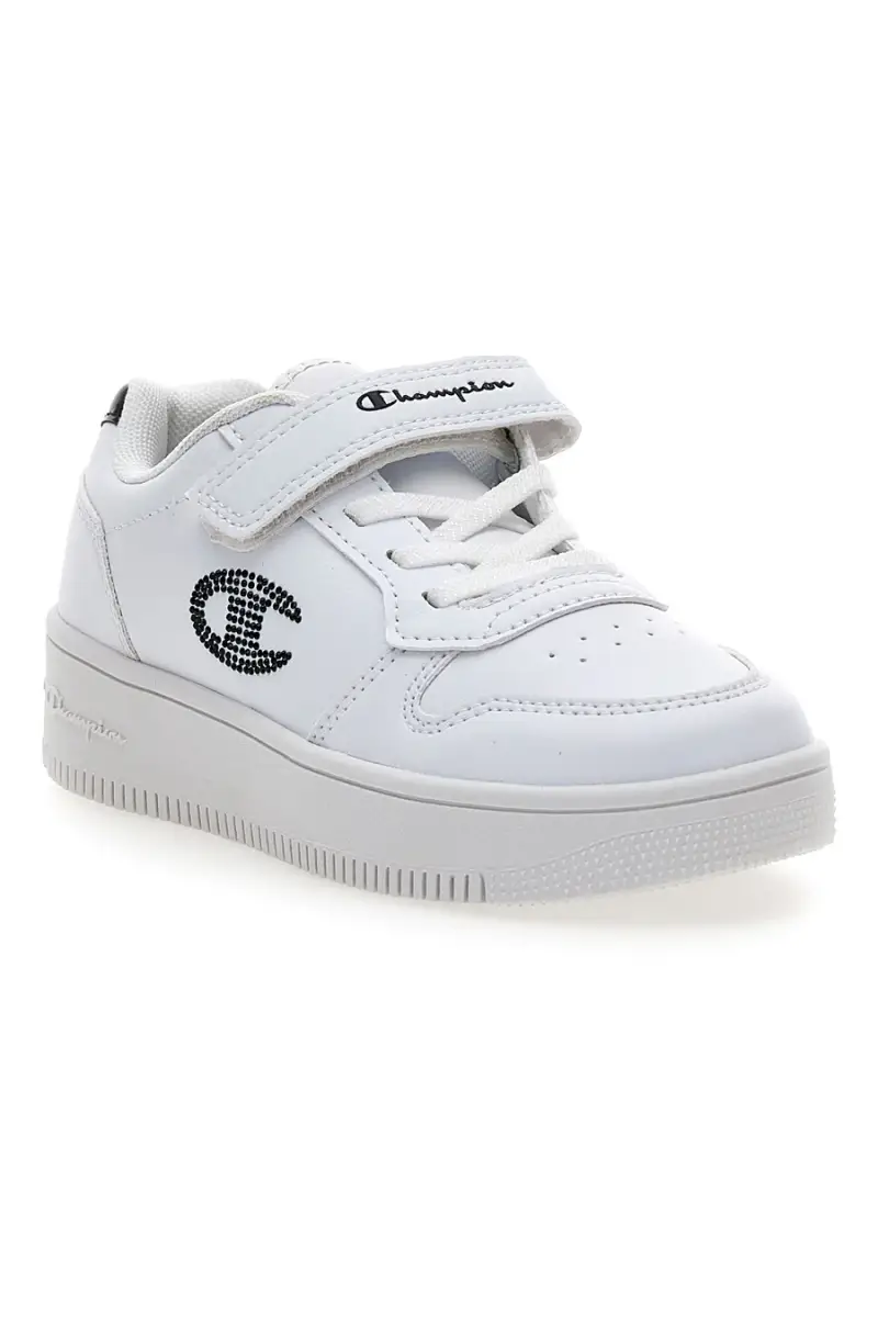 Sneakers bianche platform con glitter Champion RD18 Platform Glitter G PS [BIANCO] miniatura 2