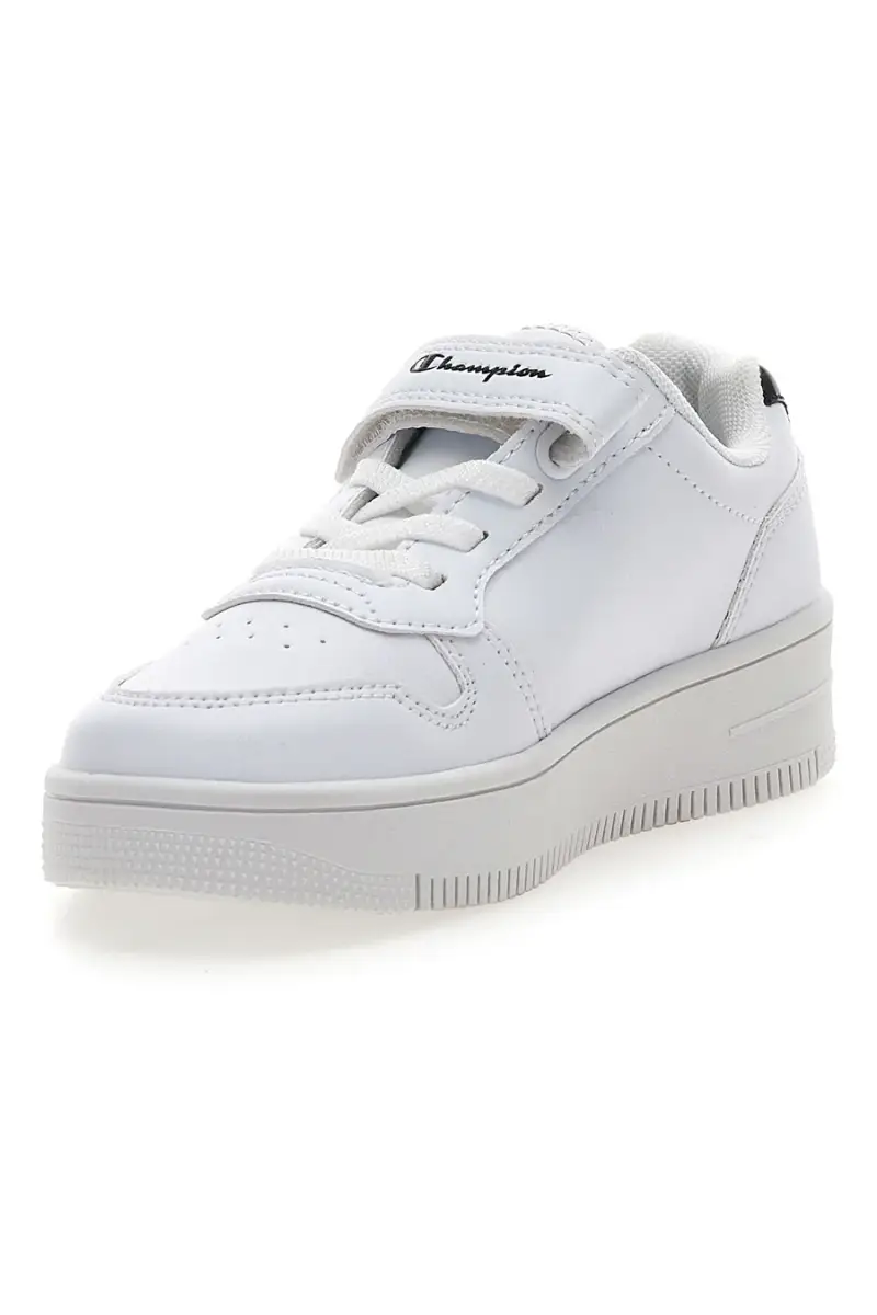 Sneakers bianche platform con glitter Champion RD18 Platform Glitter G PS [BIANCO] miniatura 3