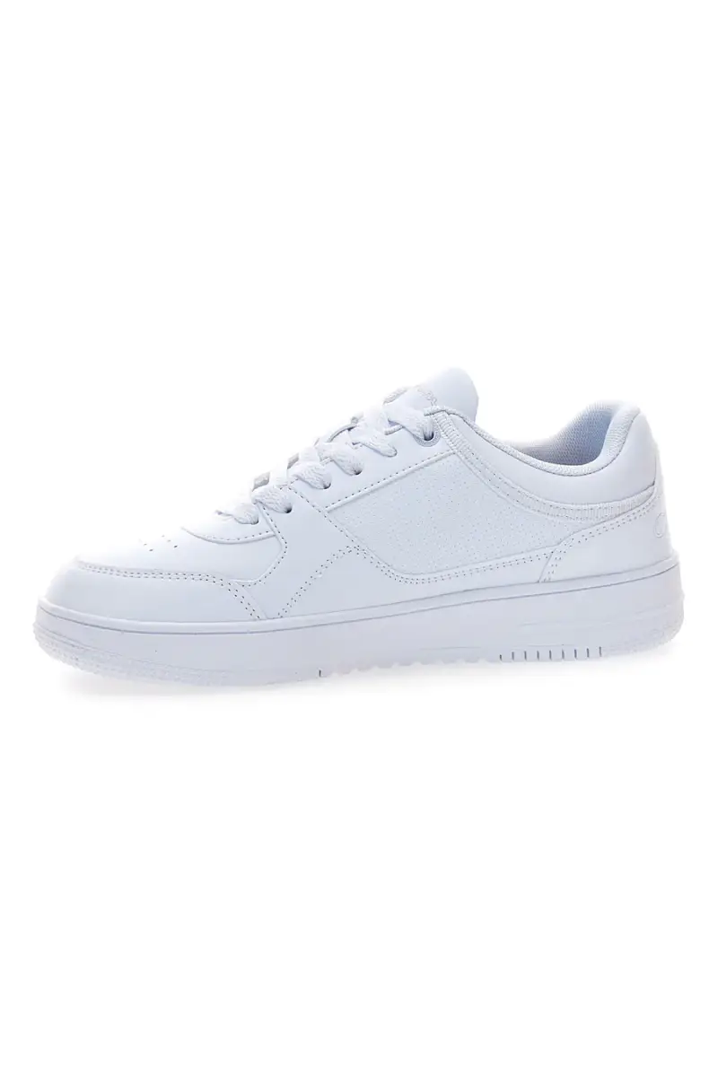 Sneakers bianche total white con logo Champion RD18 LOW B GS [BIANCO] miniatura 4