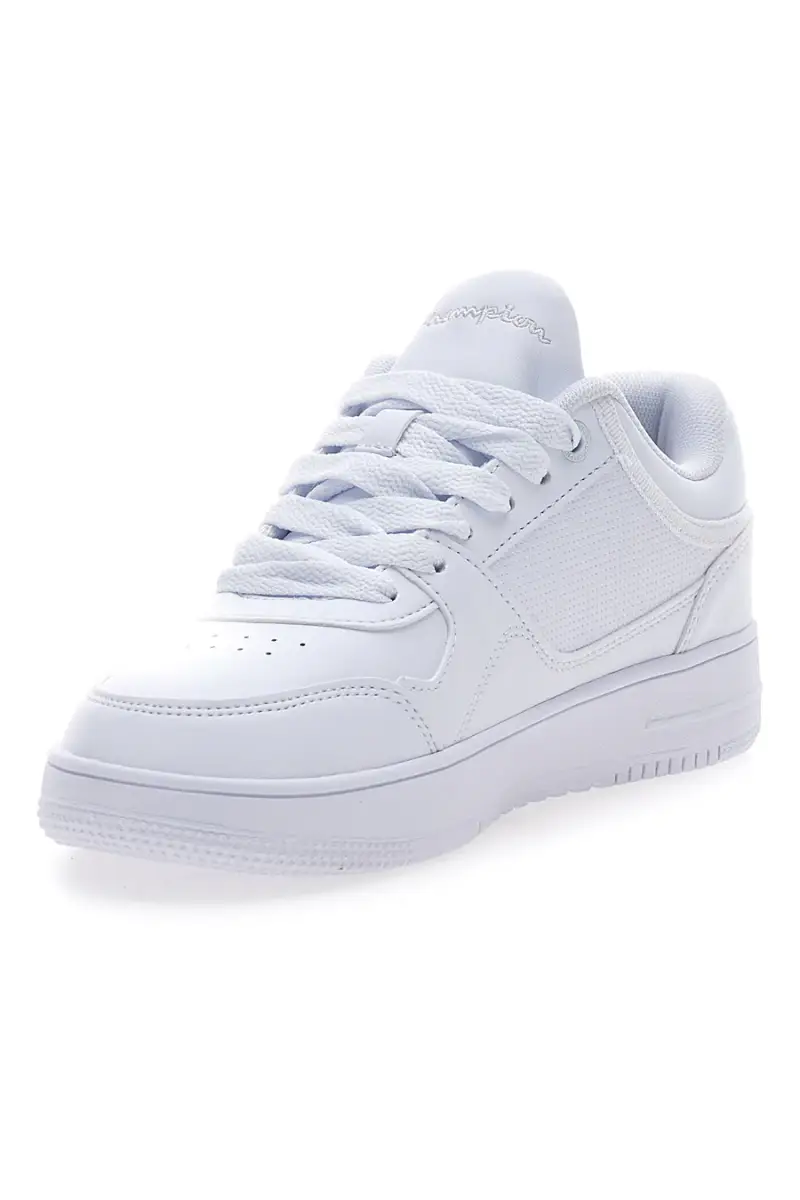 Sneakers bianco tomaia in materiale sintetico Champion Rd18 Low B Gs [BIANCO] miniatura 3