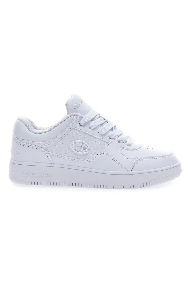 Sneakers bianco tomaia in materiale sintetico Champion Rd18 Low B Gs [BIANCO]