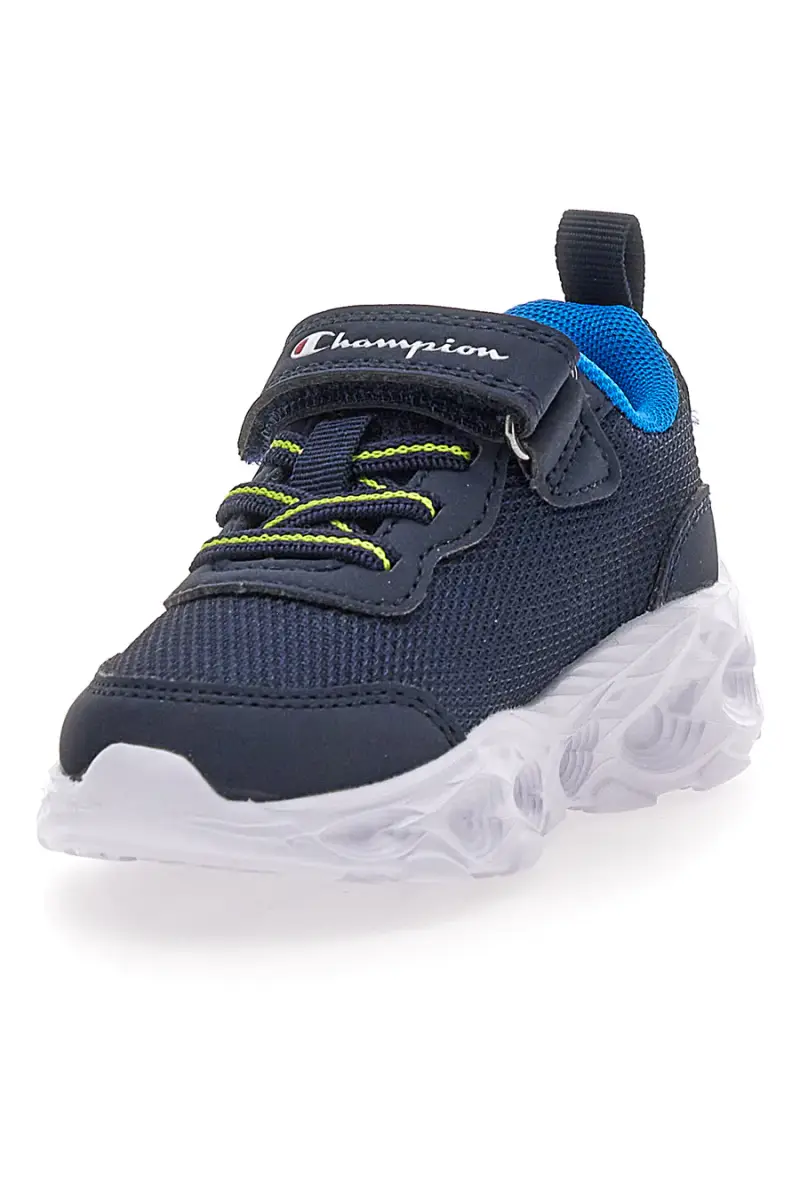 Sneakers blu con luci e stampa grafica Champion Funfair Print B TD [BLU SCURO] miniatura 4