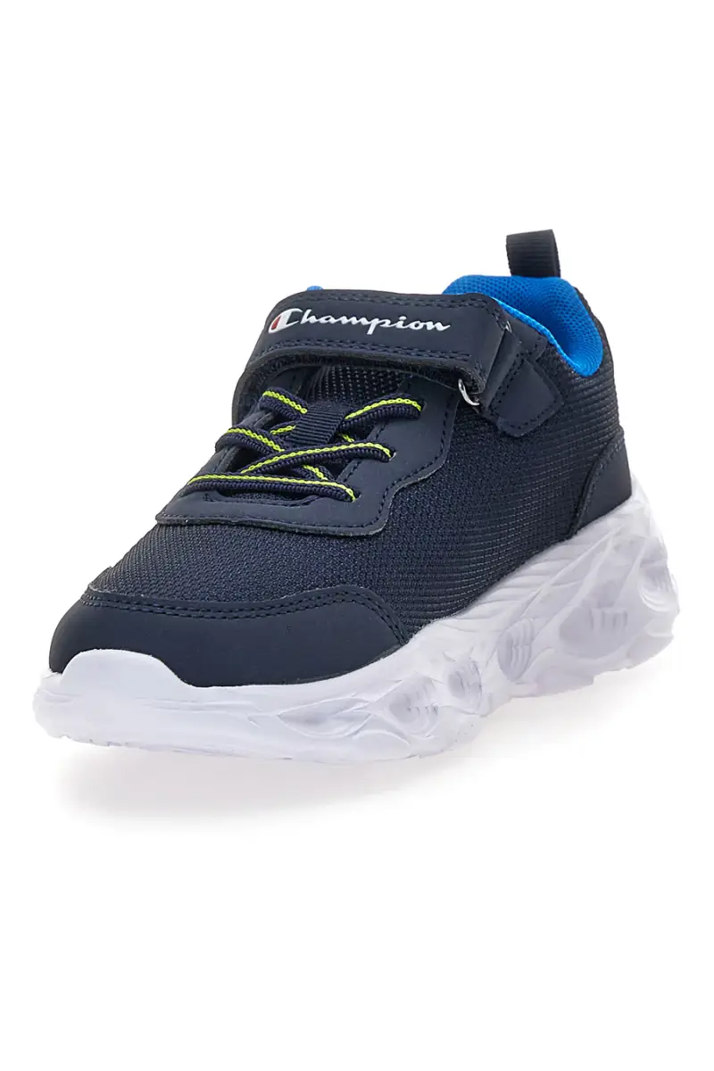 Sneakers blu con stampa e luci Champion Funfair Print B PS Low Cut Shoe [NNY] miniatura 3