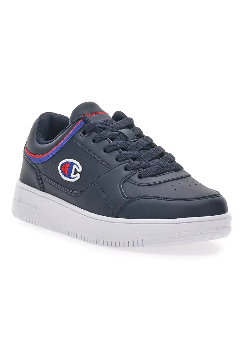 Sneakers Blu con Suola Bianca CHAMPION RD18 LOW G GS [BLU miniatura 2