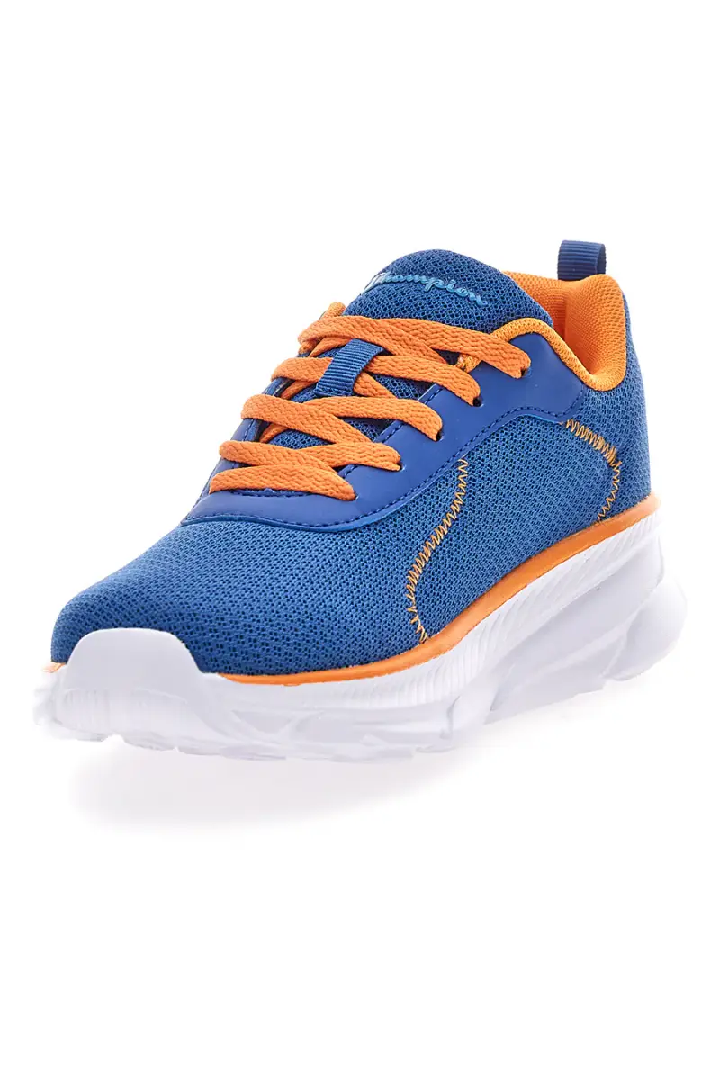 Sneakers blu e arancioni con suola sportiva Champion Hro Jb Gs Low Cut [BLU miniatura 3