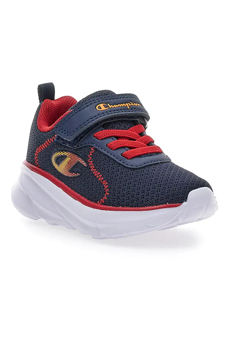 Sneakers blu e rosse con strappo Champion HRO J B TD [BLU miniatura 2
