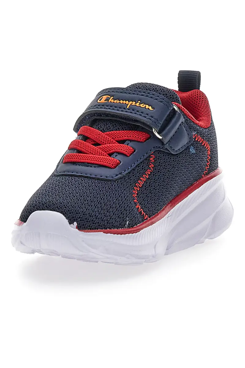 Sneakers blu e rosse con strappo Champion HRO J B TD [BLU miniatura 3