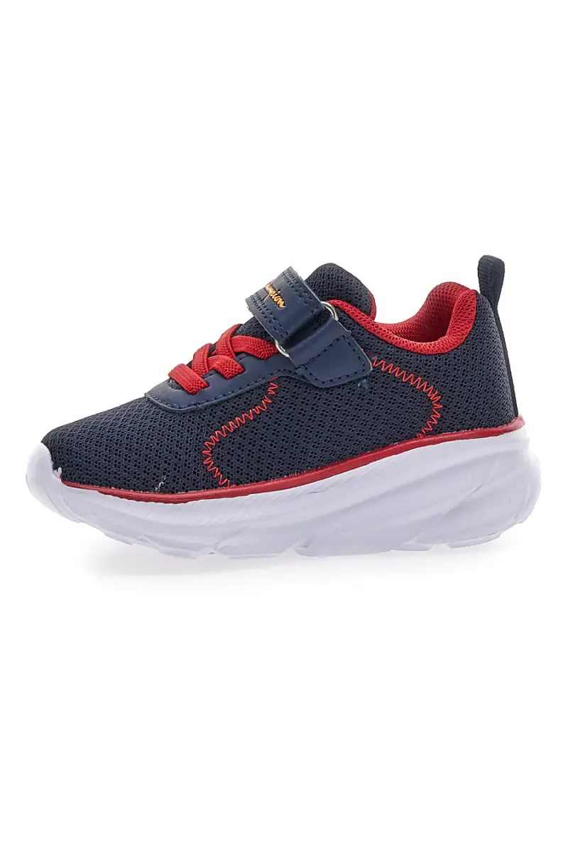 Sneakers blu e rosse con strappo Champion HRO J B TD [BLU miniatura 4