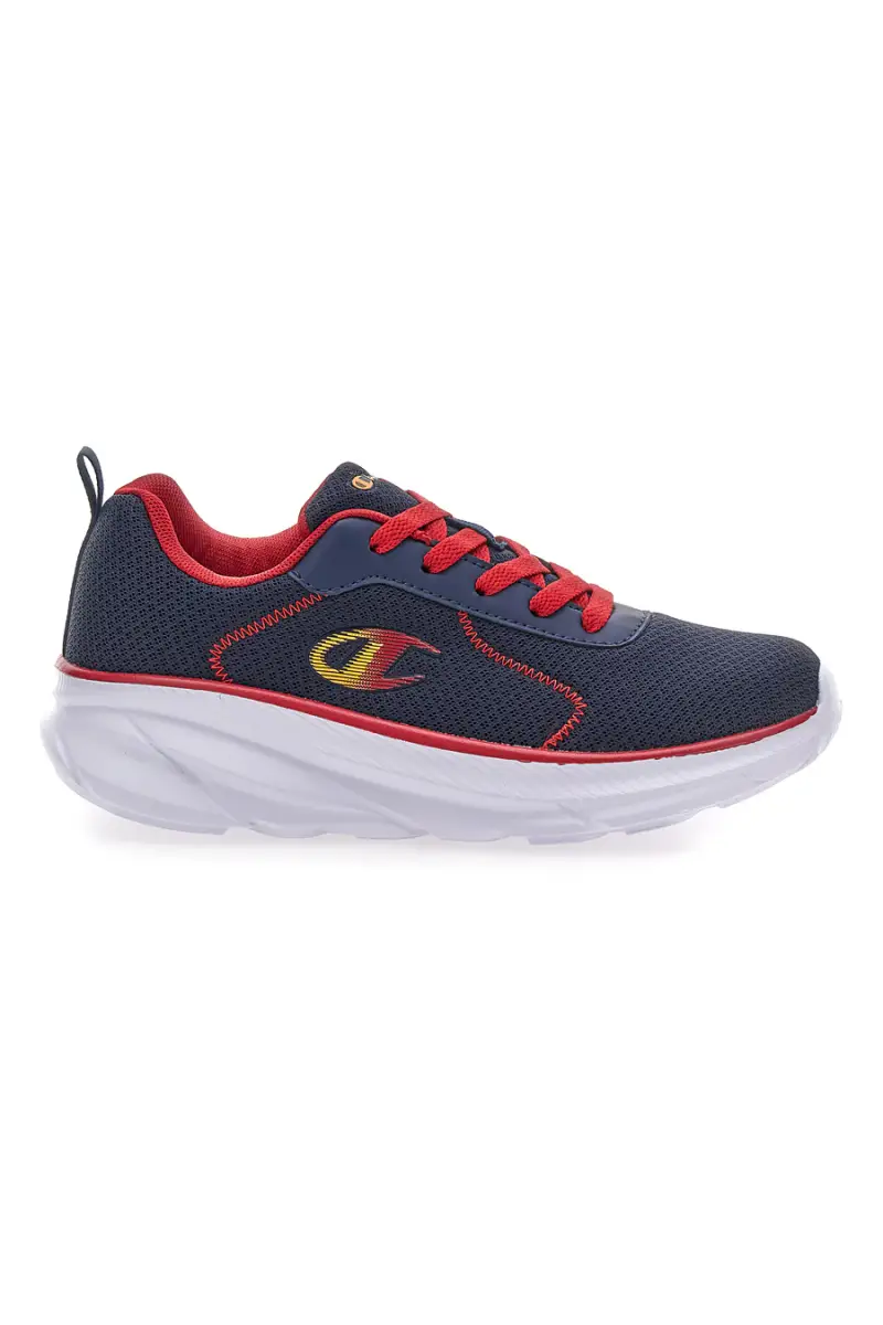 Sneakers blu e rosse con suola sportiva Champion Hro Jb Gs Low Cut [NNY]