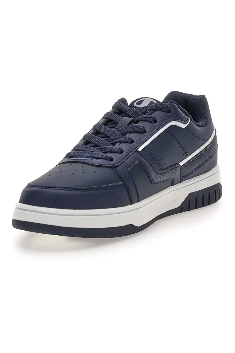 Sneakers blu stile tennis Champion Clay Evolve [BLU] miniatura 4