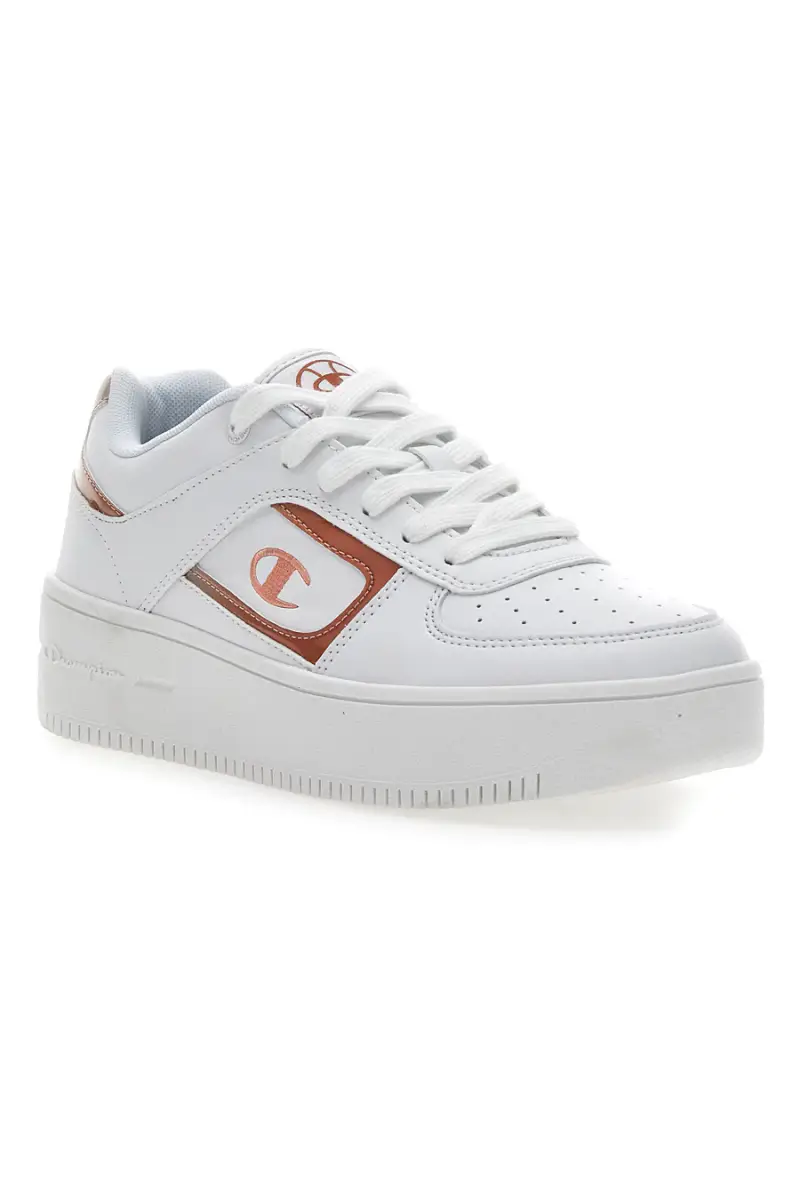 Sneakers Champion Foul Play Plat Metal Bianche [ROSE GOLD] miniatura 2