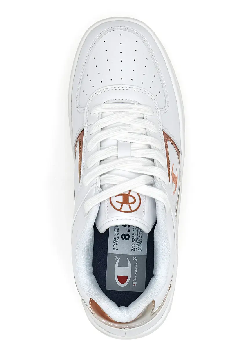 Sneakers Champion Foul Play Plat Metal Bianche [ROSE GOLD] miniatura 5